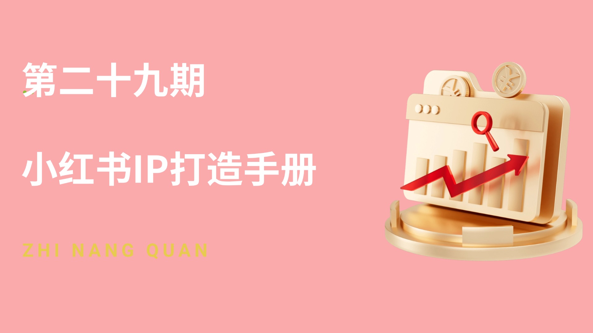 第二十九期小红书IP实操手册